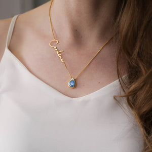 Stone neckles with customize