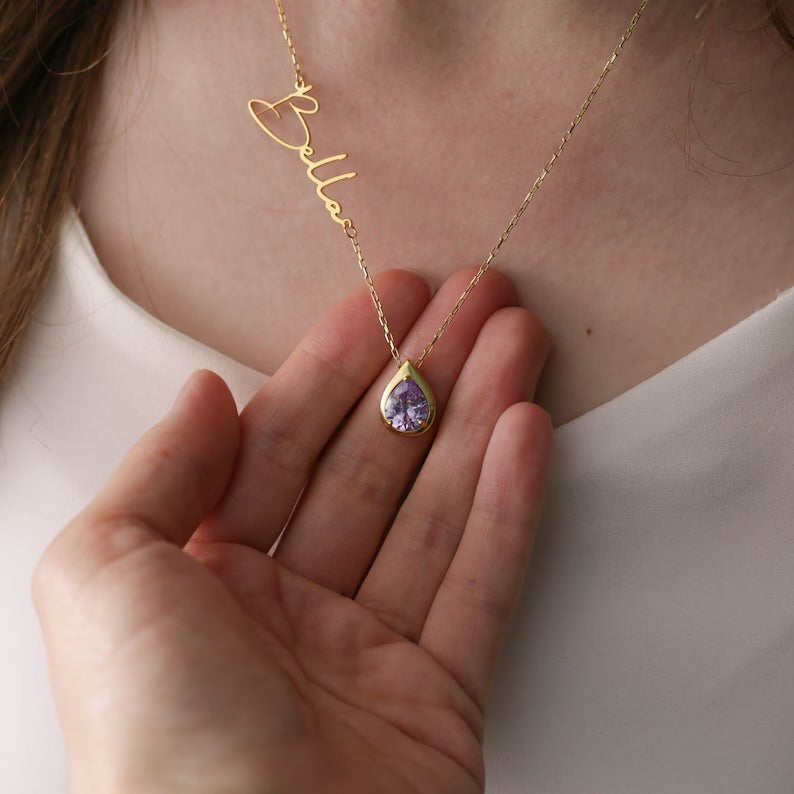 Stone neckles with customize