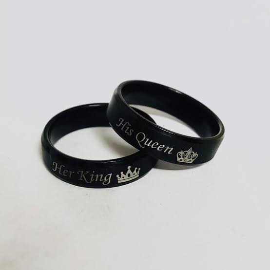 Silver and gold plated rings